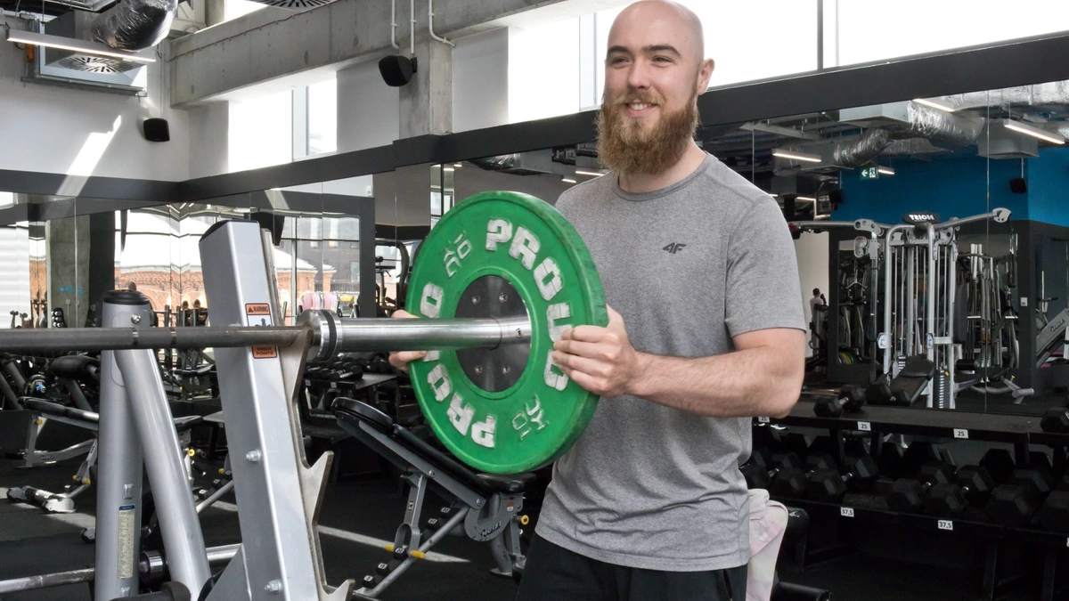 Kacper Trelka w klubie JUST GYM BOX Port Praski